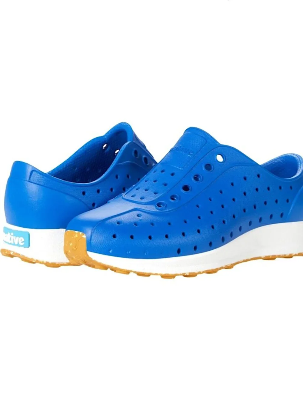NWT Native Shoes Robbie Sugarlite Victoria Blue Slip-On Sneakers Size 5 Toddler